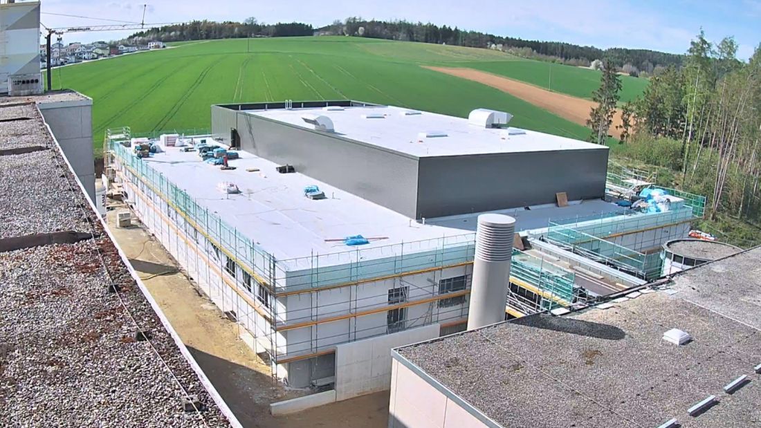 Baufortschritt Neubau Klinik Mallersdorf April 2024 Baublog