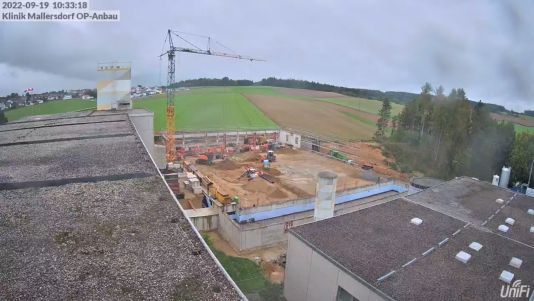 Baufortschritt OP-Neubau Klinik Mallersdorf Baublog