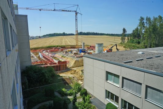 OP-Neubau Klinik Mallersdorf 21.7.2022 Baublog