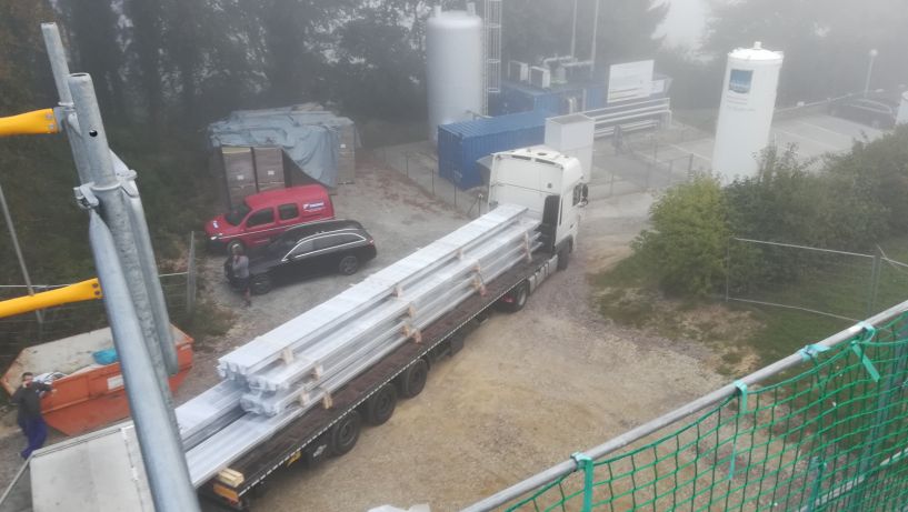 Baufortschritt OP-Neubau Klinik Mallersdorf 27.9.2023 Baublog